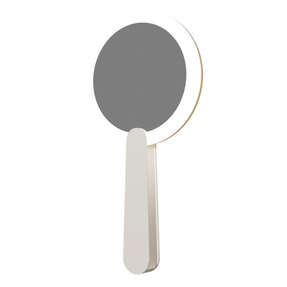 Solunar Luna LED Handheld Mirror - White