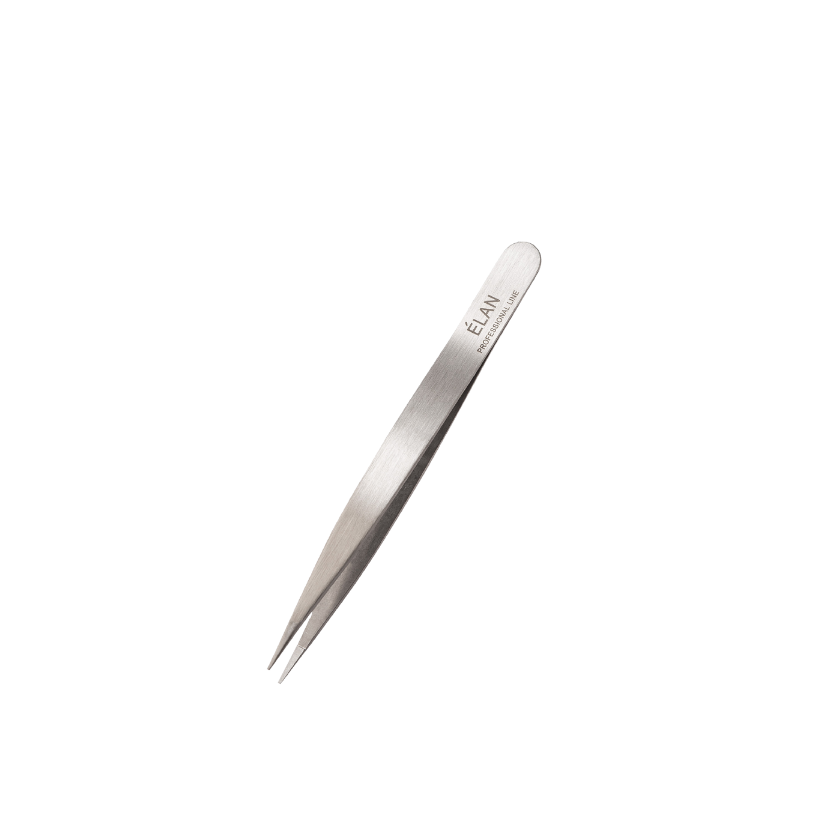 ÉLAN - Professional Point Tip Tweezer in Silver