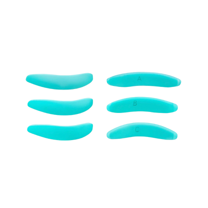 KATYA VINOG - Bottom lash lift silicone shields in Tiffany (Set, 3 pairs)