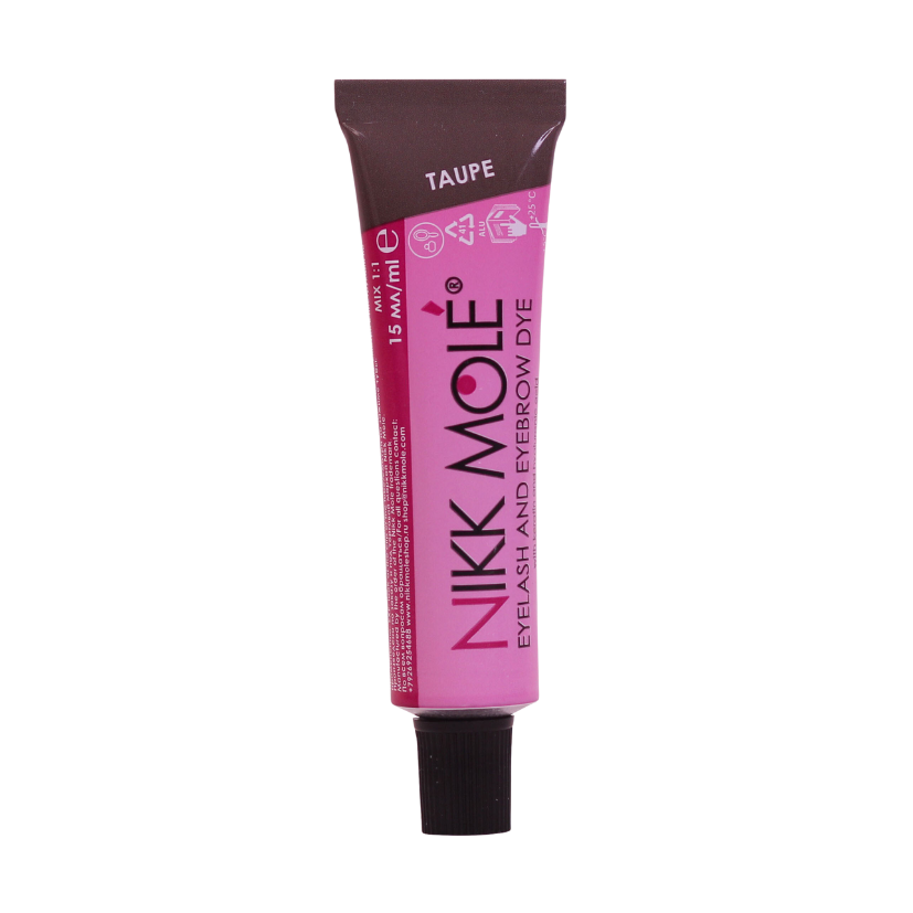 NIKK MOLÉ - Permanent dye for eyelashes and brows - Taupe