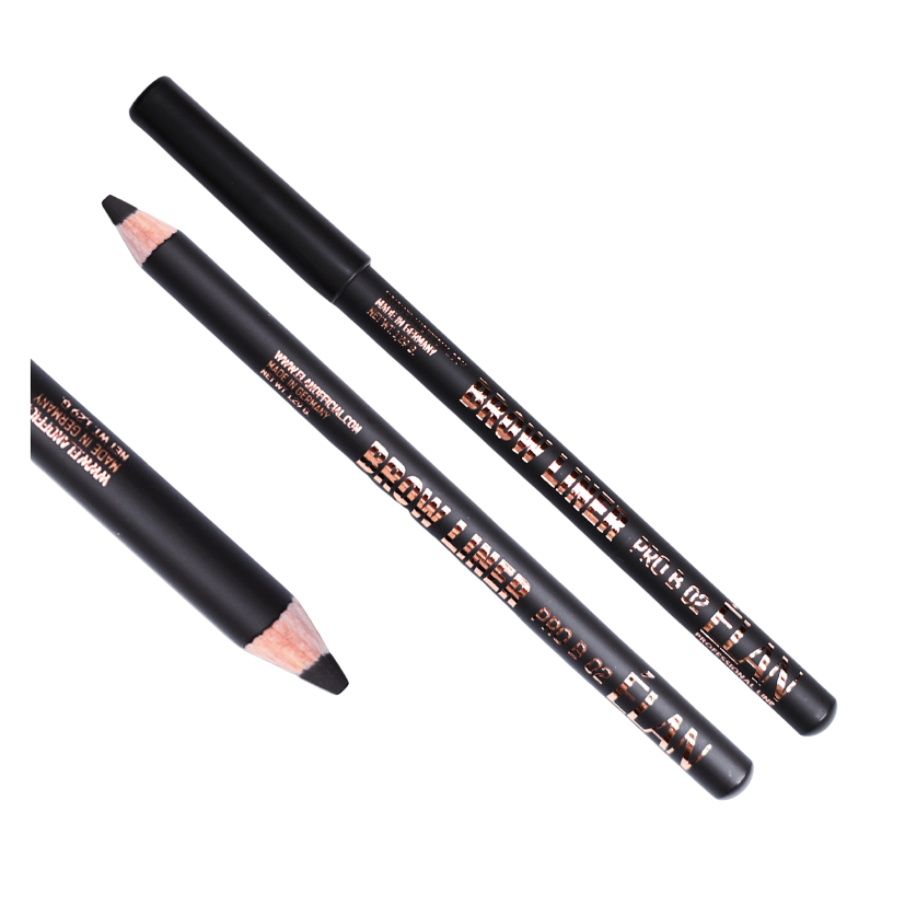 ÉLAN - Powder Eyebrow Pencil «Brow Liner Pro» B 02 Dark brown