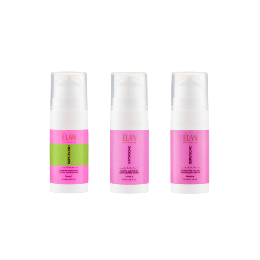 ÉLAN - Supersonic Brow & Lash System Kit (Step 1 Clear - 3 Steps)