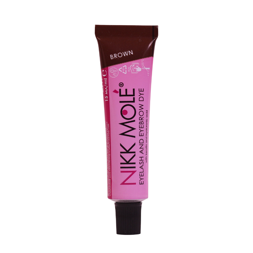 NIKK MOLÉ - Permanent dye for eyelashes and brows - Brown
