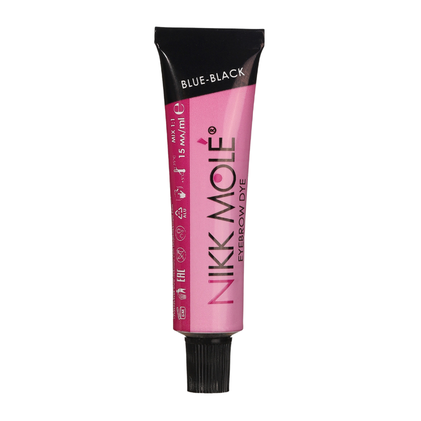 NIKK MOLÉ - Permanent dye for eyelashes and brows - Blue Black