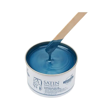 SATIN SMOOTH - Titanium Blue Thin Film Hard Wax, 396g