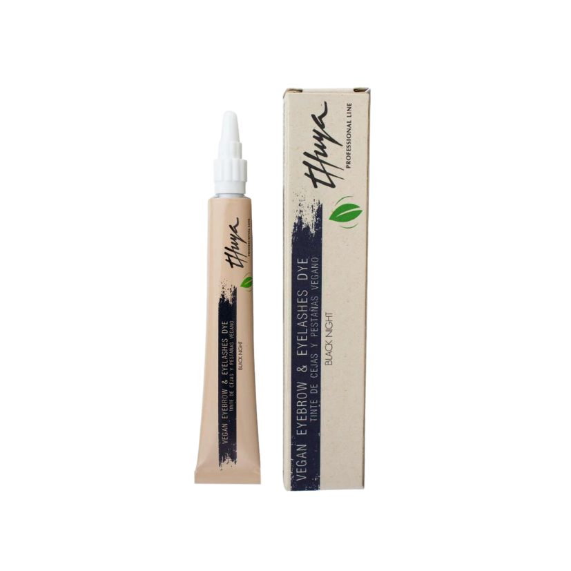 THUYA - Vegan Brow &amp; Lash Tints - Black Night (Blue Black)