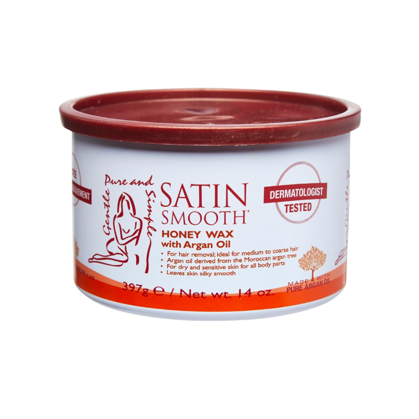 SATIN SMOOTH - Honey Wax With Argan Oil, 396g