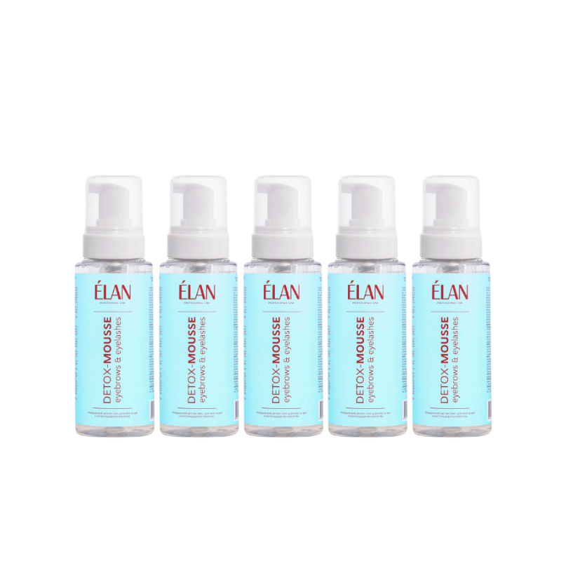 ÉLAN - Cleansing Detox-Mousse for Eyebrows and Eyelashes 150ml (Wholesale 5 pack, RRP $29.95 Each)