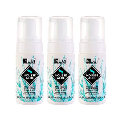InLei® - Delicate Mousse Cleanser, Aloe (100 ml) (Wholesale 3 pack, RRP $28.95 Each)