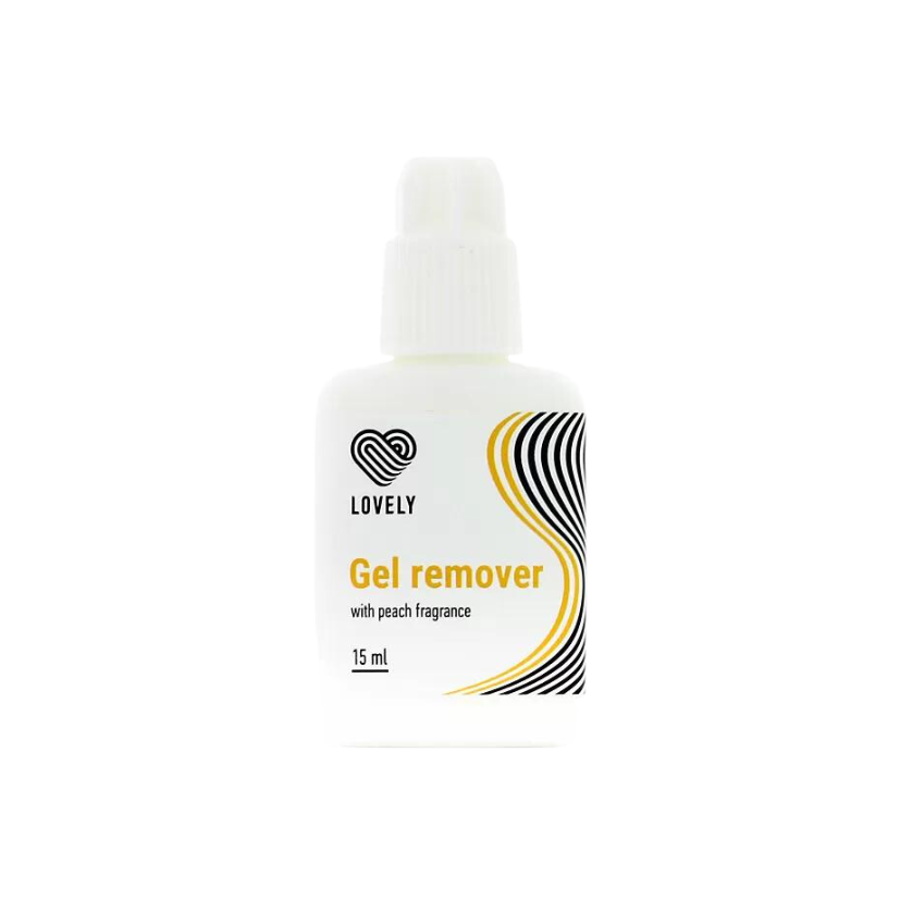 Lovely Lashes - Eyelash Extension Gel Remover with Peach Scent, 15ml