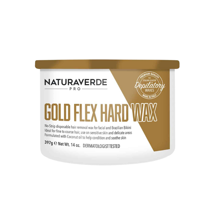 NATURAVERDE PRO - Gold Flex Hard Wax (397g)