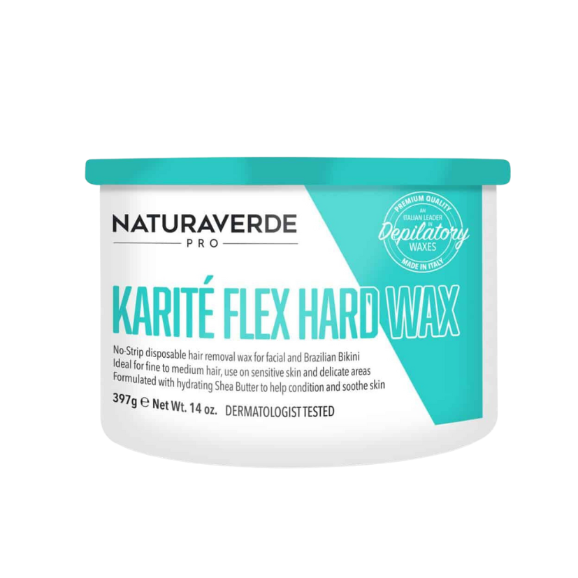 NATURAVERDE PRO - Karite Flex Hard Wax (397g)