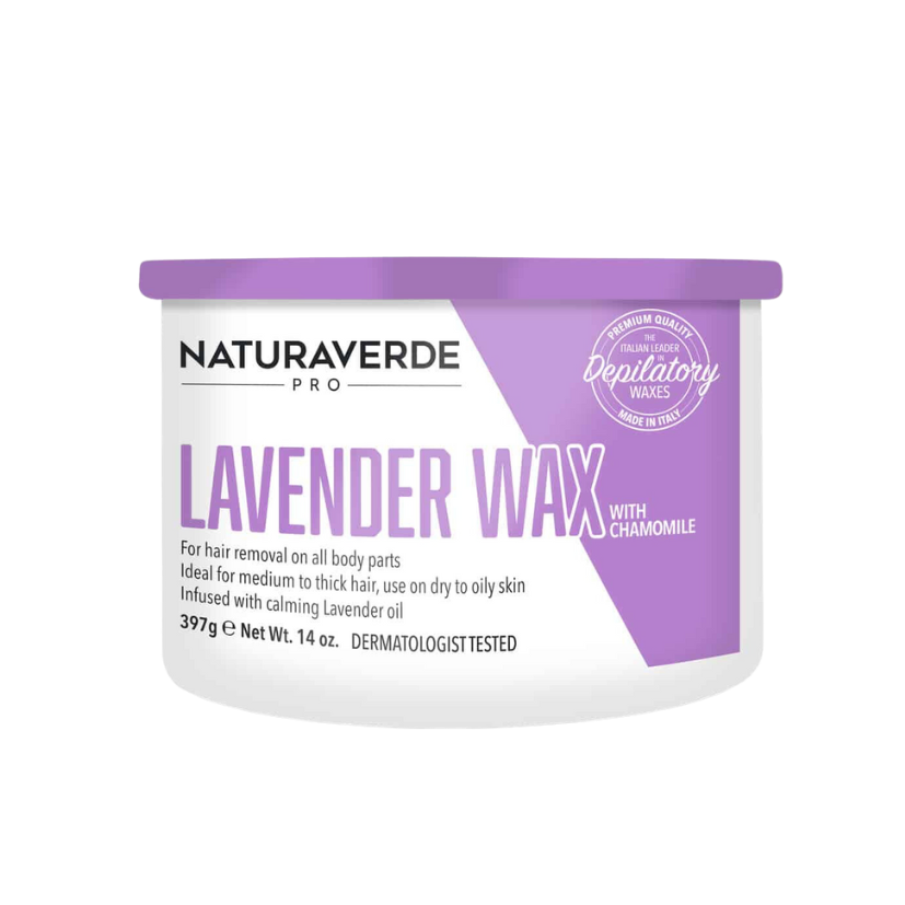 NATURAVERDE PRO - Lavender Soft Wax With Chamomile (397g)
