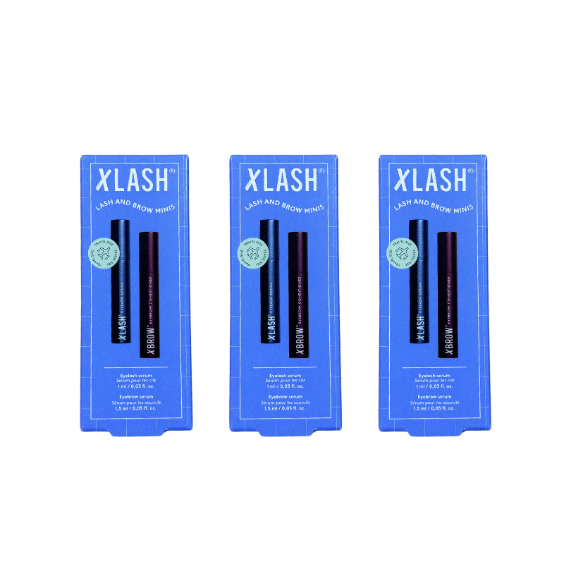 XLASH - Xlash and Xbrow Mini Kit - 1ml each (Wholesale 3 Pack, RRP $69.95 Each)