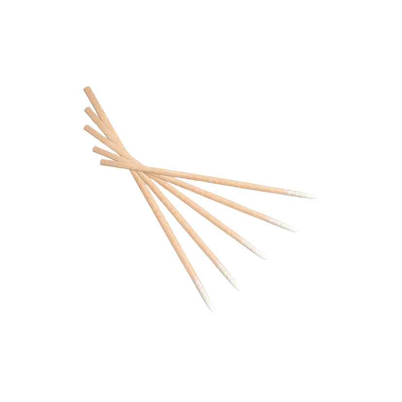 InLei® - COTTONIES - Wooden Sticks with Pointed Cotton Tips (100pcs)