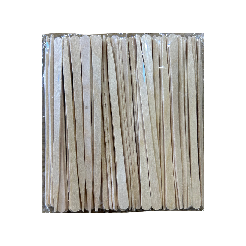 InLei® - SPATY WAX - Wooden Spatulas with Thin Tip (100pcs)