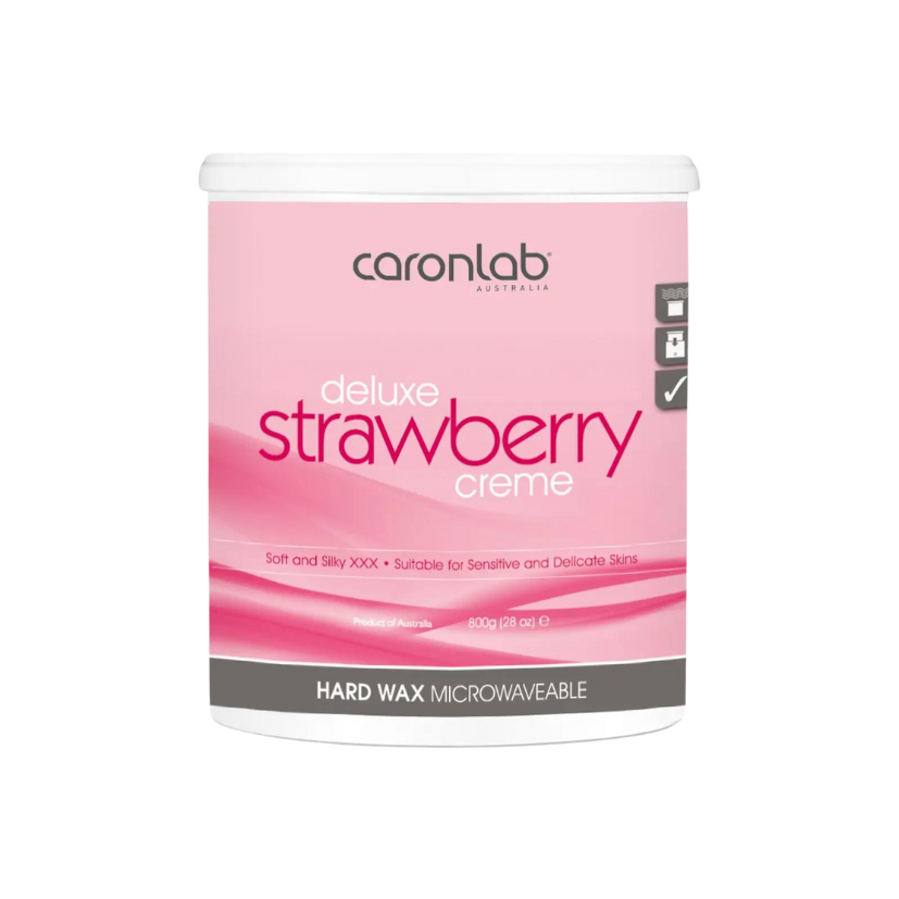 CARONLAB - Strawberry Creme Hard Wax Wax 800g (Microwaveable)