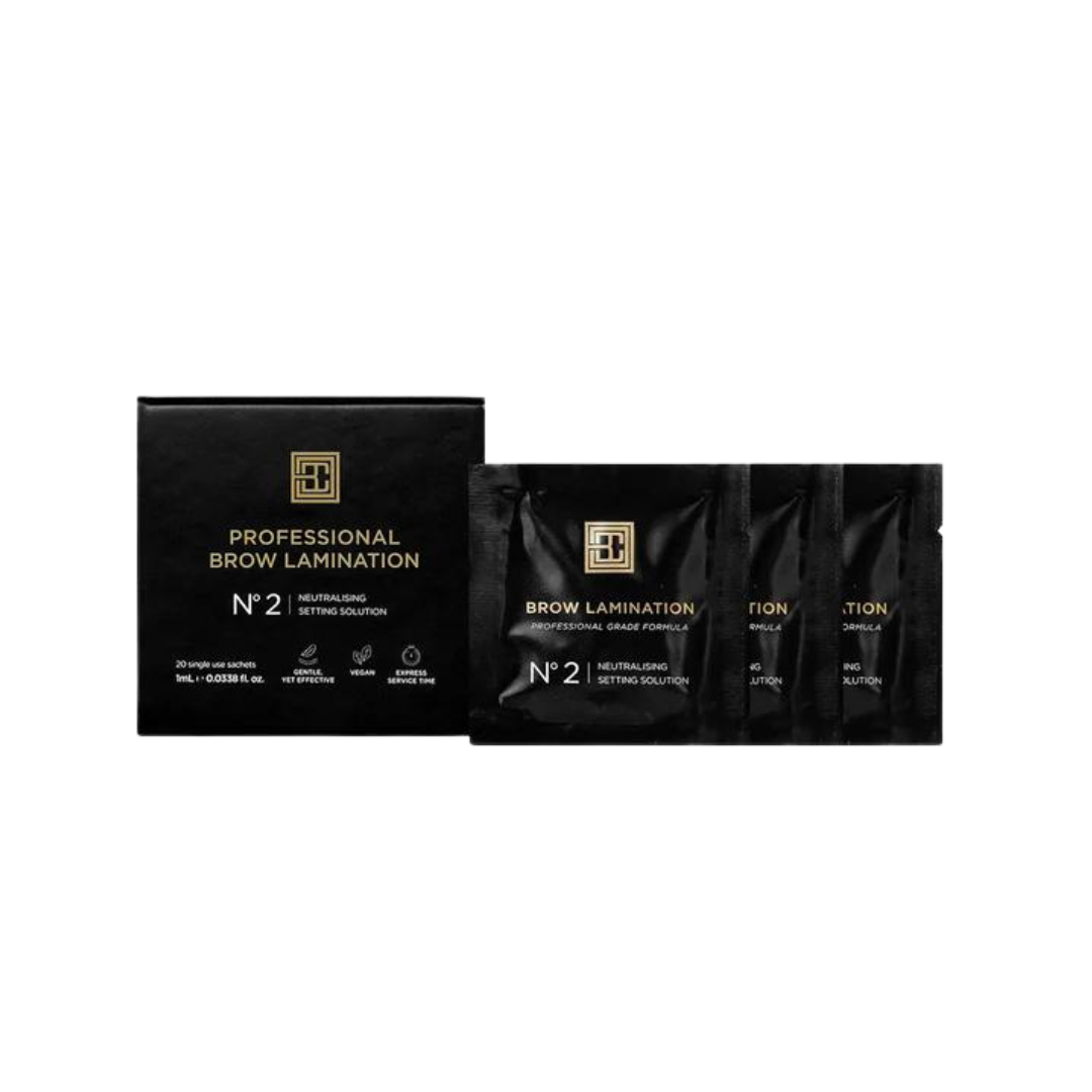 Brow Code - Lamination Step 2 Neutralising Setting Solution Sachets