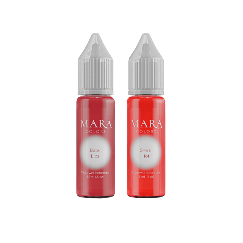 Mara Pro - Neutral Lip Pigment Set (2 x 15ml)