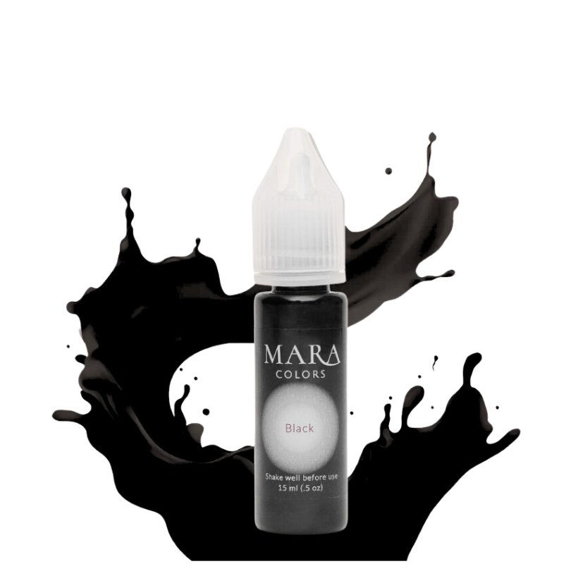 Mara Pro - Eyeliner Pigment - Black, 15ml