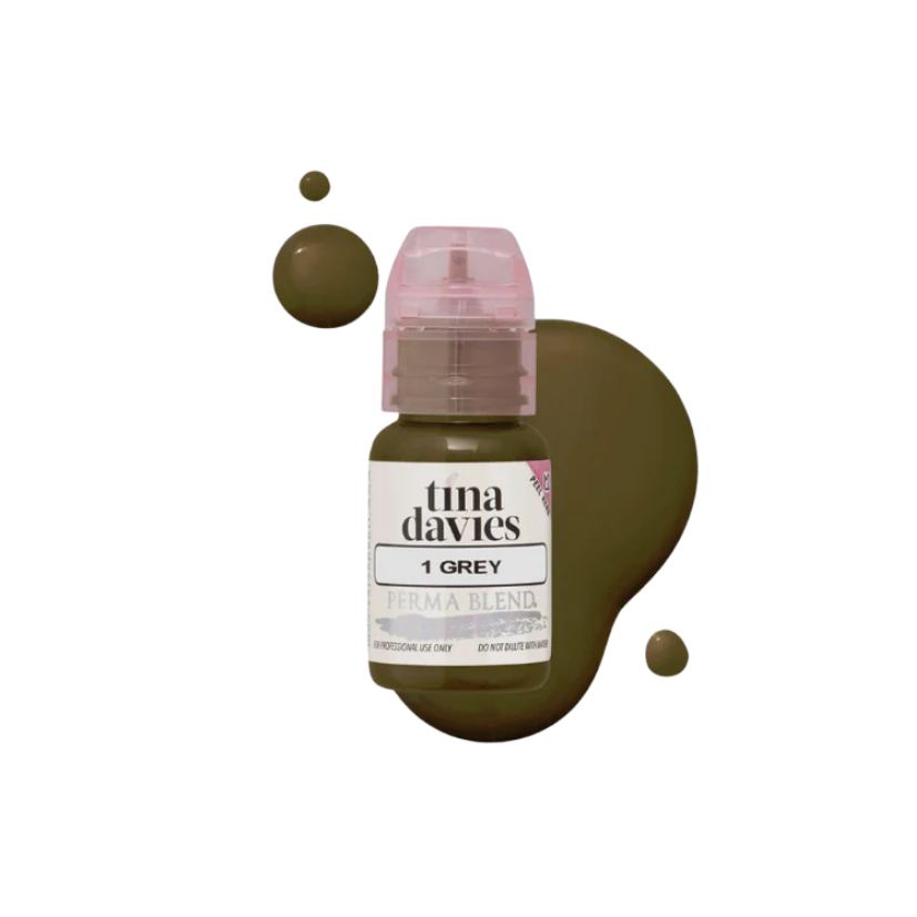 Tina Davies - I Love Ink BROW Pigment - Grey 15ml
