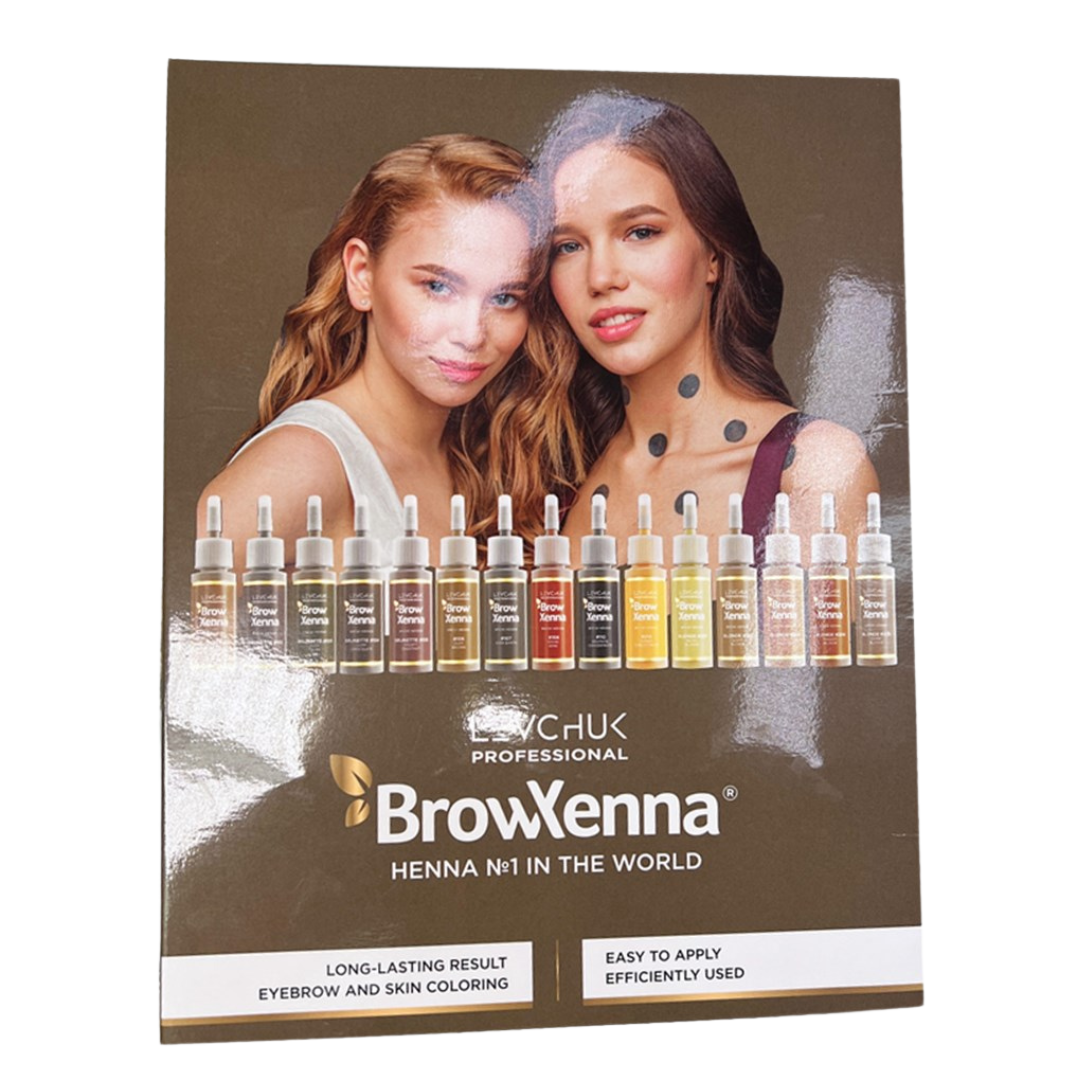 BrowXenna - Henna Colour Palette Chart