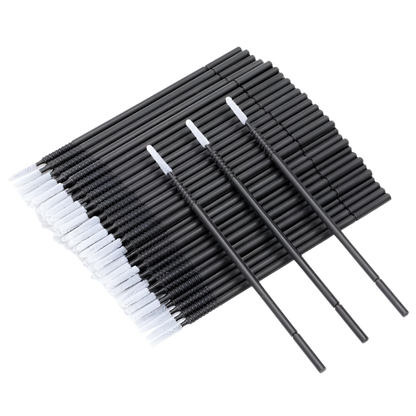 Long Tip Micro Brushes - Black (100pcs)