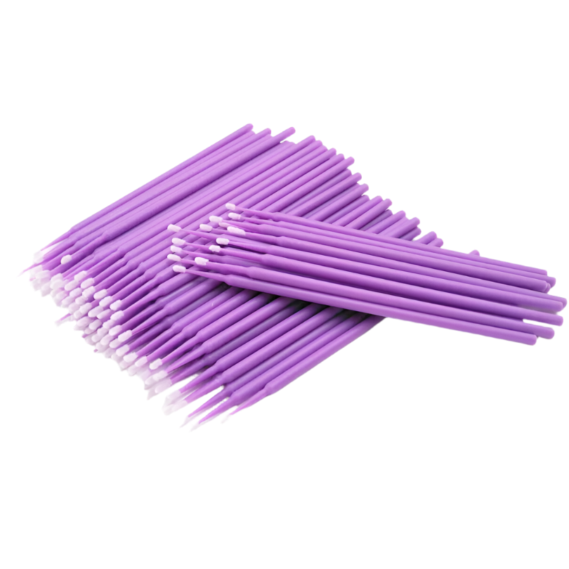 Micro Brushes - Fine - Purple (100pcs)