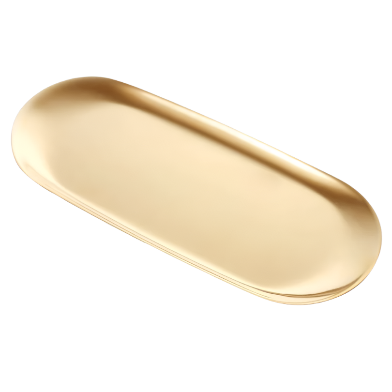Stainless Steel Tray - Gold (Large)