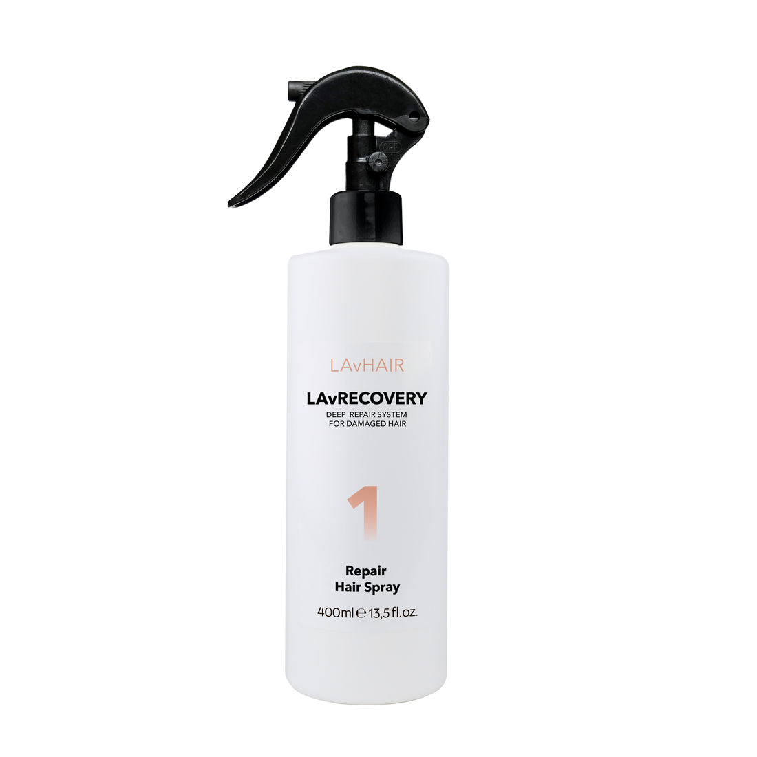 LAvHAIR - Deep Repair System for Damaged Hair - LAvRECOVERY Repair Hair Spray, 400ml