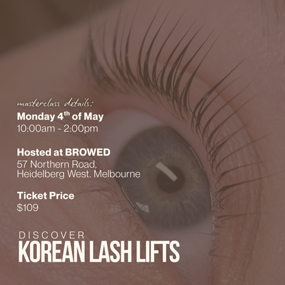 Discover Korean Lash Lifts: Melbourne Masterclass