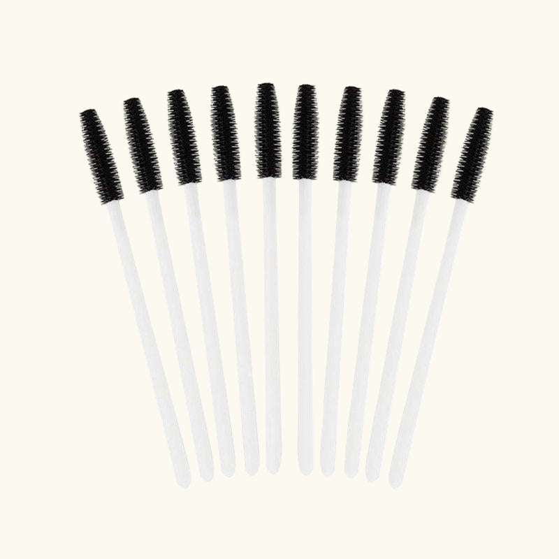 Mascara Wands/Spoolies - Black &amp; White (50pcs)