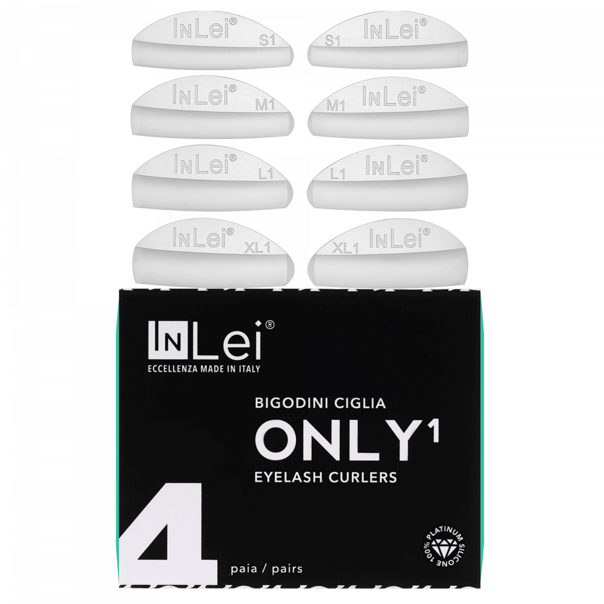 InLei® - ONLY 1 - Silicone shields (NATURAL EFFECT) 4 Sizes