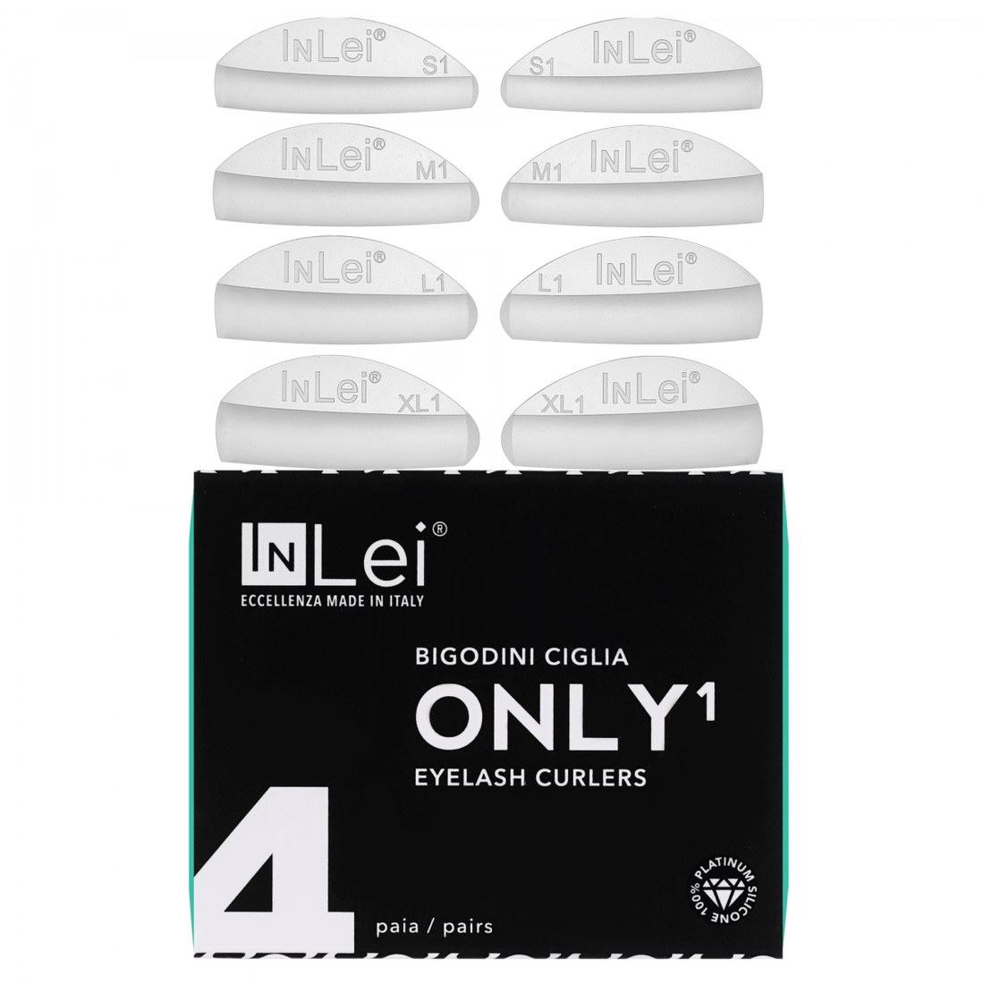 InLei® - ONLY 1 - Silicone shields (NATURAL EFFECT) 4 Sizes