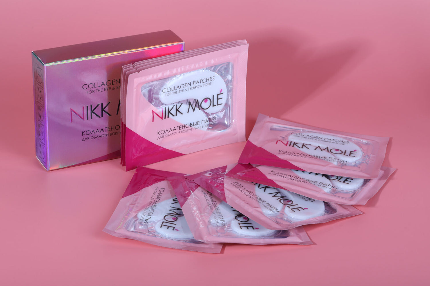 NIKK MOLÉ - Eyebrow and under eye Collagen pads - CHAMOMILE (10 pieces)