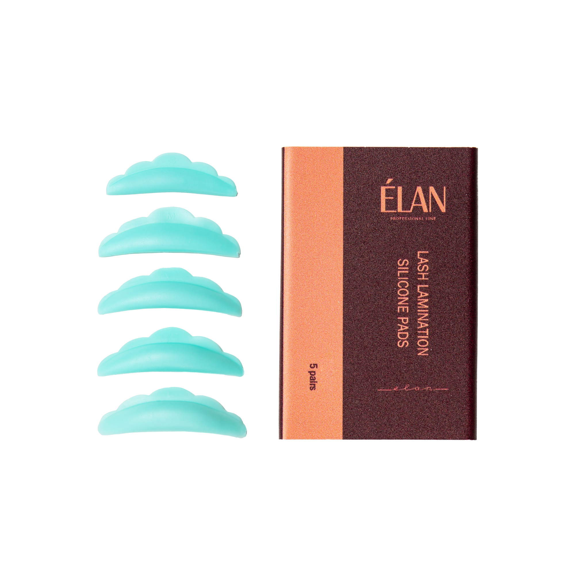 ÉLAN - Silicone Pads for lash lifts - (Size M2, 5 pairs)