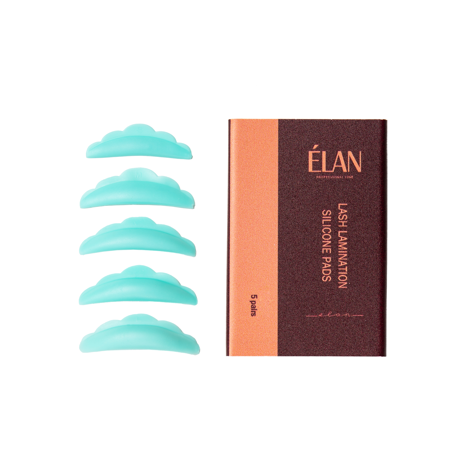 ÉLAN - Silicone Pads for lash lifts - (Size M1, 5 pairs)